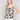 Square neckline crochet top with a floral design in black and cream by Charlie B.
