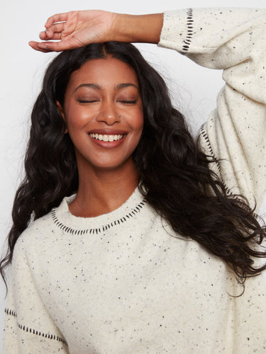 Featuring drop shoulders, this cozy sweater offers a relaxed fit that's ideal for layering on cooler days by Charlie B.