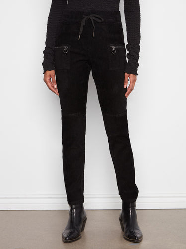 Crafted with zip patch pockets, these pants add a functional and stylish touch to your wardrobe. By Charlie B.
