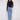 Blue denim corduroy pants featuring a long length and five-pocket design, perfect for versatile styling by Charlie B.
