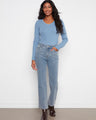 These jeans feature a straight leg design, offering a timeless style perfect for any occasion. By Charlie B.
