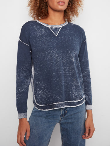 Featuring drop shoulders, this sweater combines comfort and style effortlessly in a washed finish by Charlie B.
