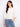 Stylish cotton blouse with elastic cuffs on 3/4 sleeves. Eyelet detailing enhances the look along with a scalloped hem by Charlie B.