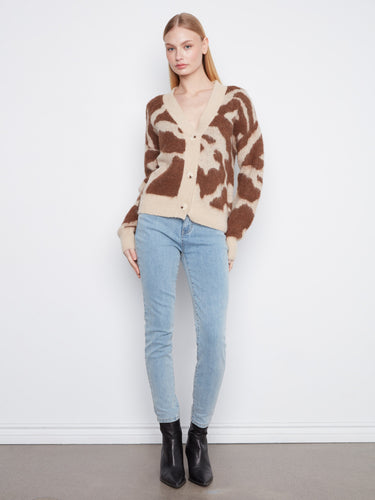 Stylish button-front closure cardigan in a relaxed fit for effortless chic. By Charlie B.