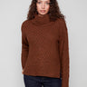 Sepia sweater with a cozy relaxed fit, perfect for casual outings by Charlie B.