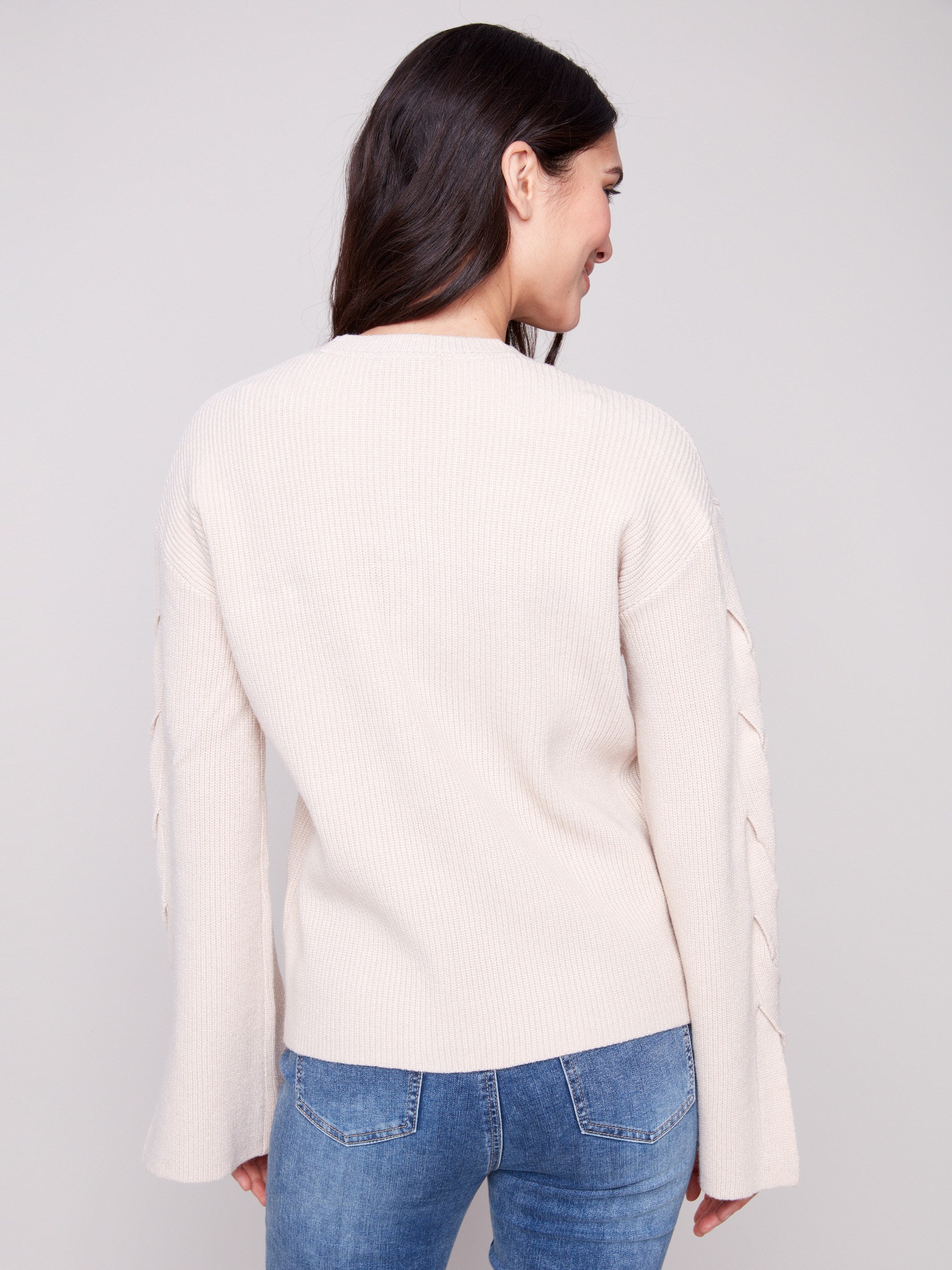 Stylish sweater featuring a relaxed fit and crew neck by Charlie B.