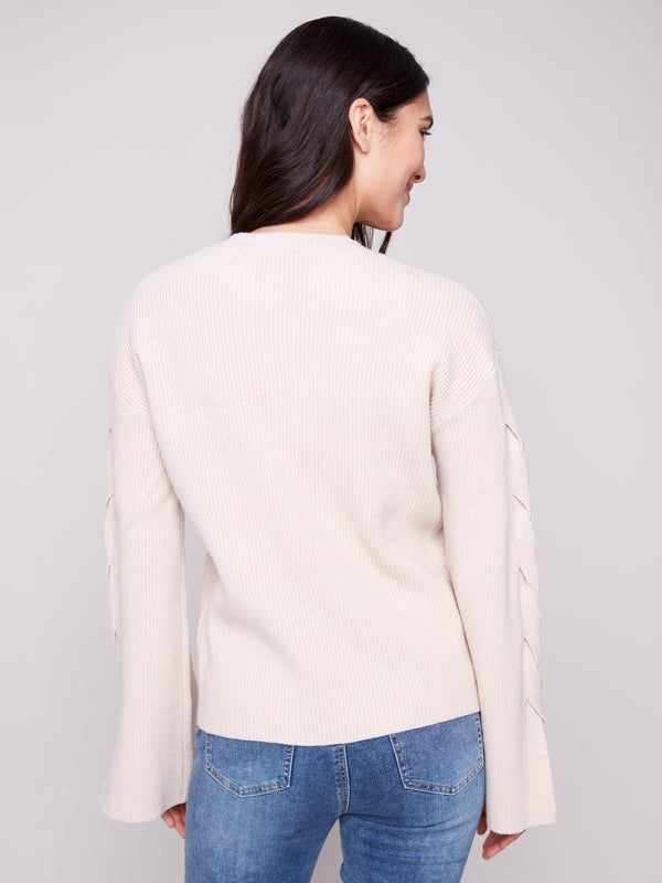 Stylish sweater featuring a relaxed fit and crew neck by Charlie B.