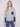 Stylish contrast chest pocket and ribbed sleeve cuffs on this heather grey crew neck sweater by Charlie B.