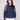 Denim sweater with raglan puff sleeves and floral embroidery, offering a stylish and comfortable fit by Charlie B.