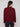 Sophisticated cabernet sweater with faux leather detail at the armhole, adding a modern touch by Charlie B.