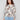 Crochet top with hexagonal pattern, crafted from a soft cotton blend fabric for comfort and style by Charlie B.