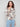 Chic long sleeve crochet top with an eye-catching hexagonal pattern design by Charlie B.