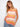 Crochet tank top in apricot with a scoop neckline, ideal for sunny days, by Charlie B.