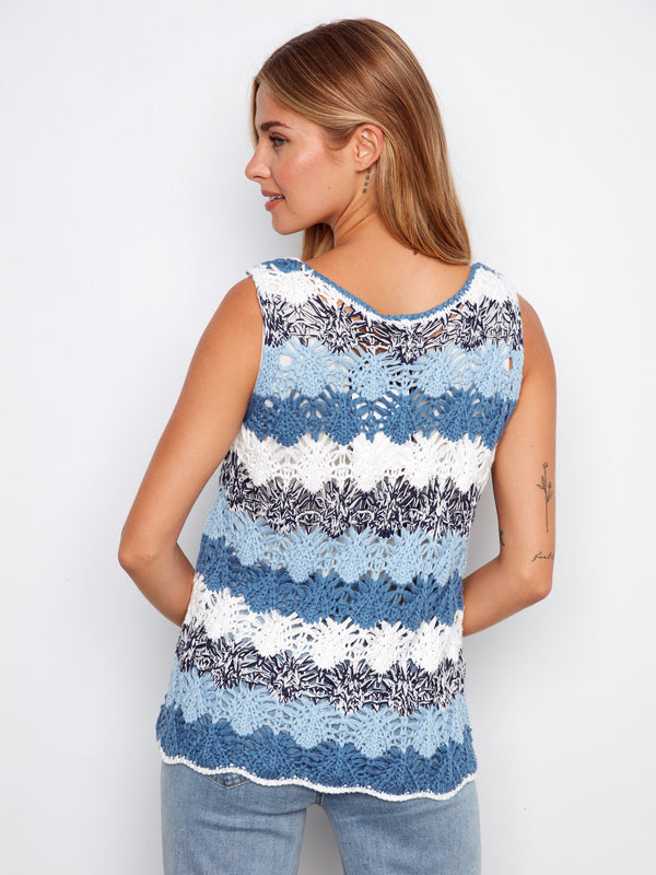 Camisole en crochet - Muguet Bleu