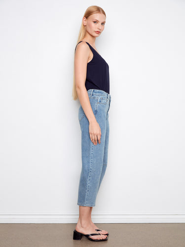 Made from stretch denim, these jeans provide comfort and ease of movement by Charlie B.