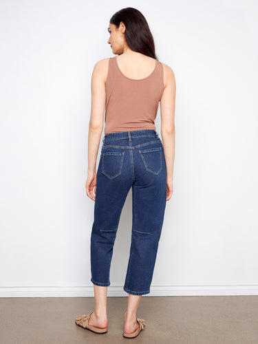 Featuring a regular rise fit, these denim jeans are both comfortable and flattering for everyday wear. Expertly made by Charlie B.