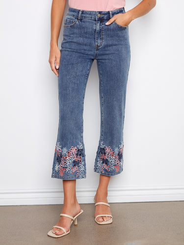 These regular rise jeans provide a classic fit that suits any occasion while maintaining chic appeal. Made with care by Charlie B.