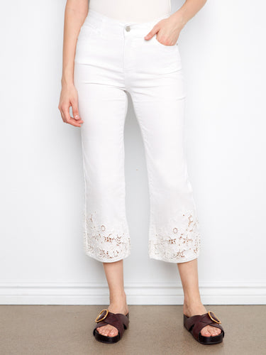 Elegant and practical, this classic five-pocket design is perfect for everyday wear. By Charlie B.
