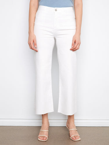 Crafted with a trendy cropped length, these pants are ideal for showcasing your favorite footwear. By Charlie B.