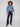 This cropped denim jacket showcases two chest flap pockets, enhancing its functional style by Charlie B.