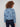 Cropped Jacquard Denim Jacket - Blue