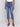 Cropped length medium blue jeans featuring a regular rise by Charlie B.