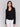 Elegant black blazer with a tailored fit by Charlie B.