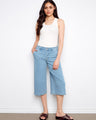 These jeans feature a wide leg fit, offering both comfort and style. Perfect for a casual day out. By Charlie B.
