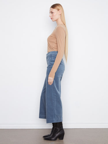 The patch pockets add functionality and flair to these chic corduroy pants, enhancing their appeal. By Charlie B.