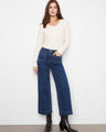 Denim pants featuring a wide leg design, offering a stylish and comfortable fit. Perfect for casual outings or relaxed days by Charlie B.