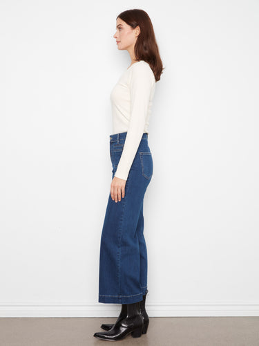 Featuring a zip fly and button closure, these jeans ensure both style and practicality in your everyday wardrobe by Charlie B.