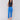 Blue twill pants with five-pocket design, offering a stylish and functional look by Charlie B.