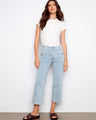 These jeans feature a wide leg design, offering a relaxed and stylish look for any occasion. By Charlie B.