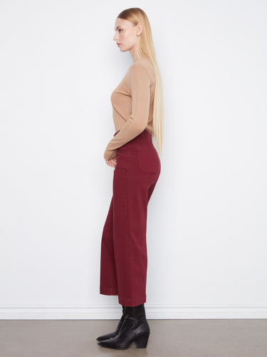 Designed with rectangular patch pockets, these pants combine practicality with style, adding a unique touch to any outfit by Charlie B.