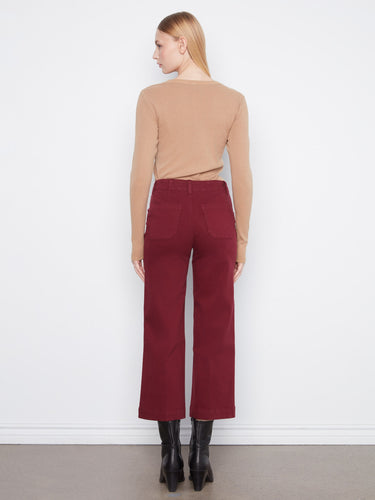 Crafted from stretch twill material, these pants ensure ultimate comfort while maintaining their chic appearance effortlessly by Charlie B.