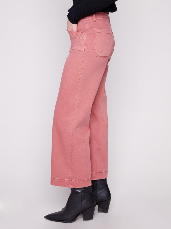 Enjoy the stretch twill fabric of these primrose pants, offering both style and comfort by Charlie B.
