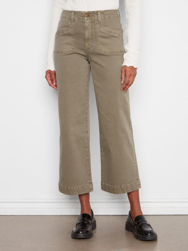 Regular rise pants that flatter the figure and offer versatile styling options for everyday wear. Created with care by Charlie B.
