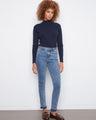 Slim fit jeans in stretch denim with a stylish cuffed hem and five-pocket design by Charlie B.