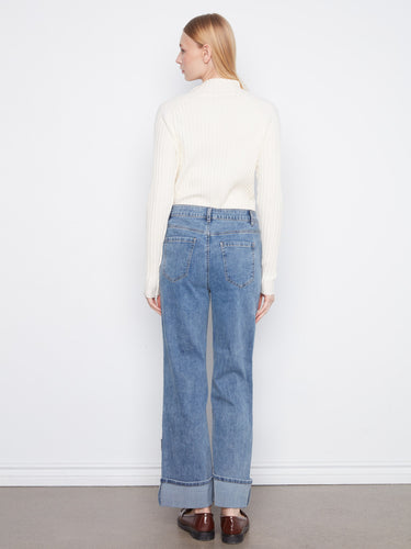 These versatile jeans come with five pockets, blending functionality and fashion effortlessly. A chic choice by Charlie B.