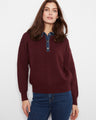 A chic top featuring a denim shirt collar, adding a stylish touch to any look. Perfect for casual outings by Charlie B.