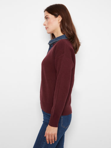 Featuring long sleeves, this garment is ideal for cooler days while maintaining an elegant appearance by Charlie B.