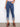 Cropped denim pants in medium blue with stretch fabric for comfort and style, crafted by Charlie B.