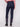 Ankle-length slim jeans in deep blue with regular rise, highlighted by artistic hem embroidery by Charlie B.