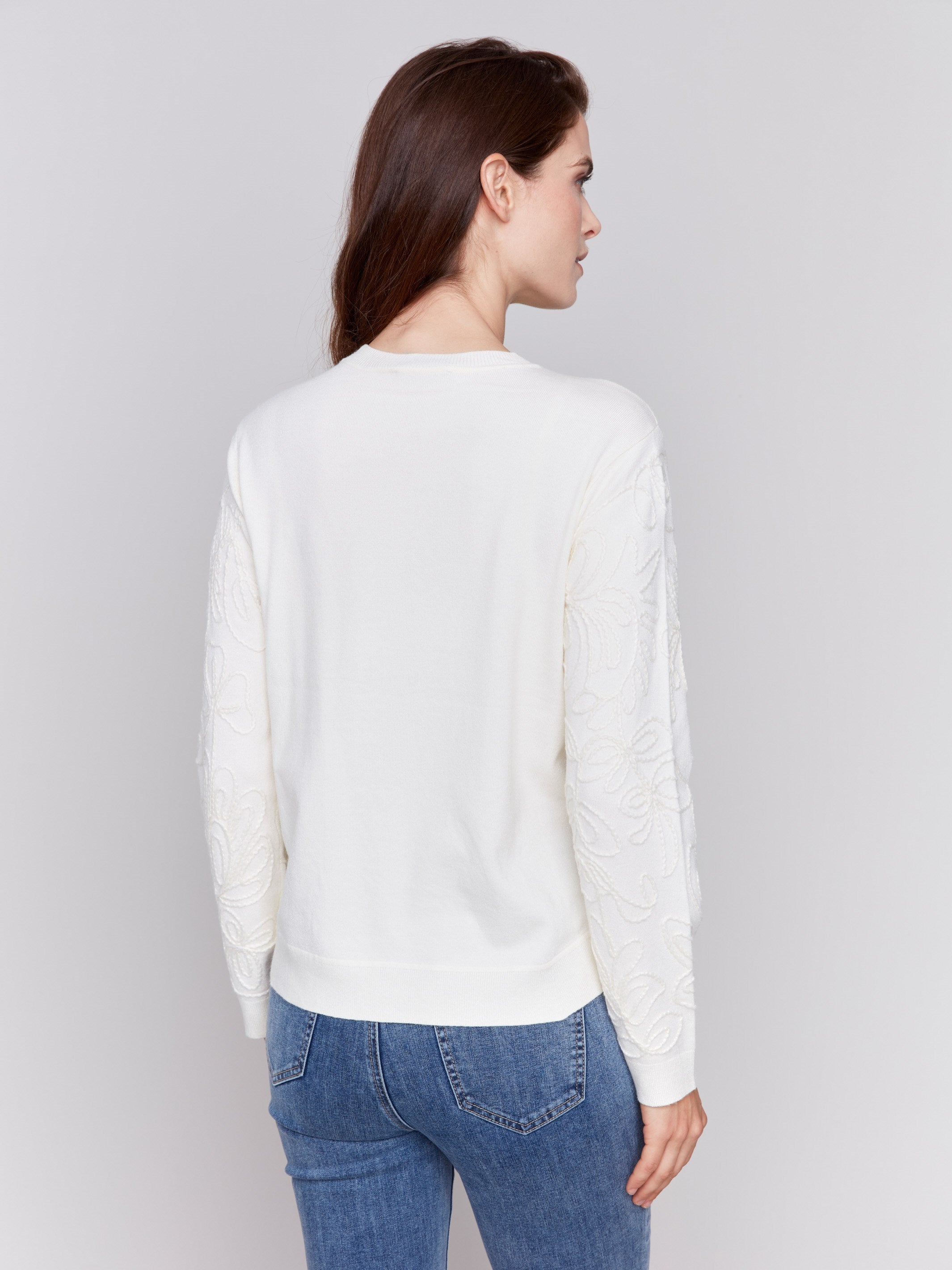 White boyfriend sweater hotsell