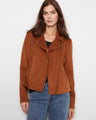 Elegant jacket with a notched lapel collar, adding sophistication to any outfit. By Charlie B.