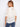White cotton crochet top featuring elegant elbow sleeves and a sophisticated notch collar for versatile styling by Charlie B.