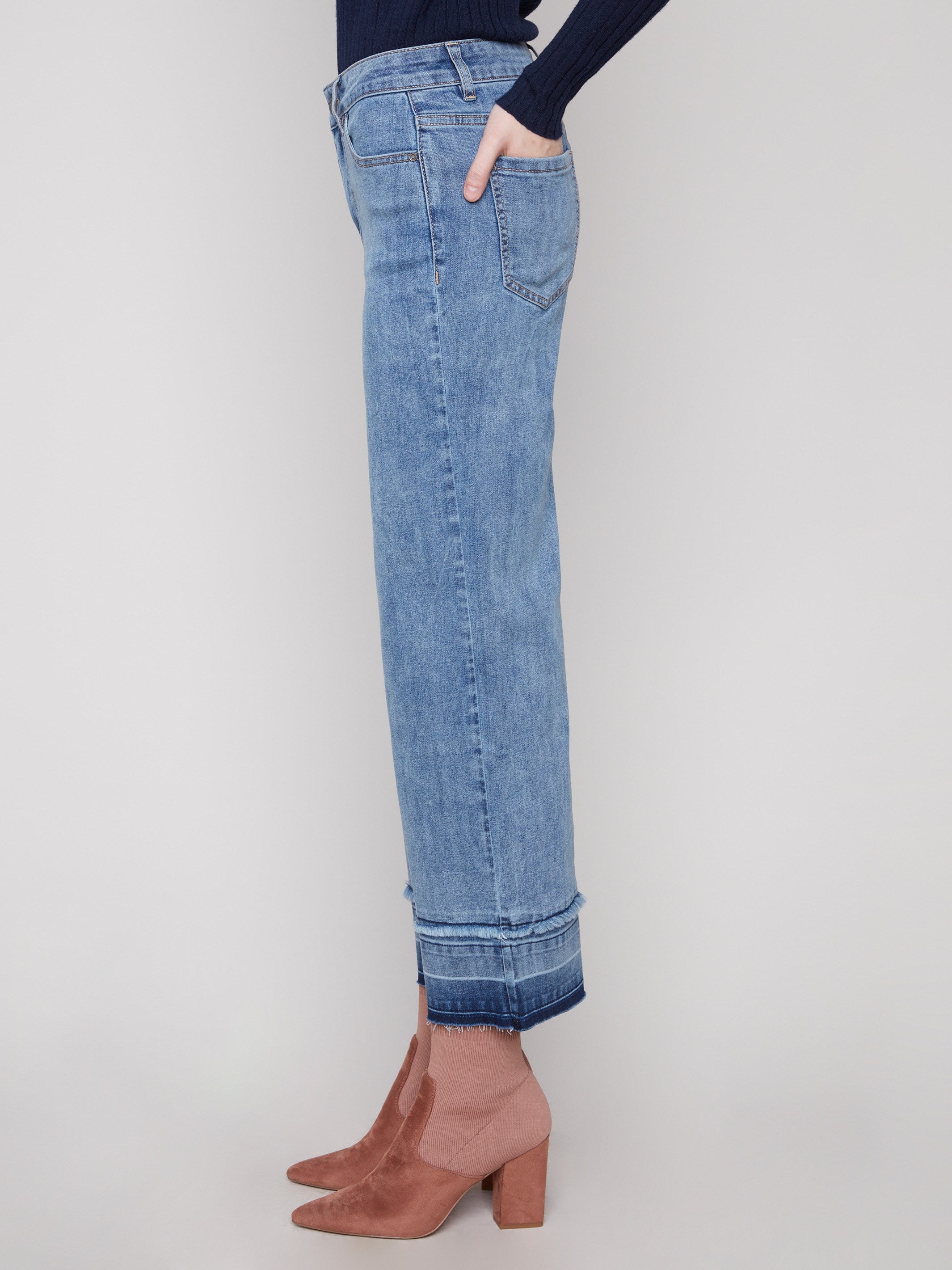 Crafted from stretch denim material, these jeans offer both style and flexibility for everyday wear by Charlie B.