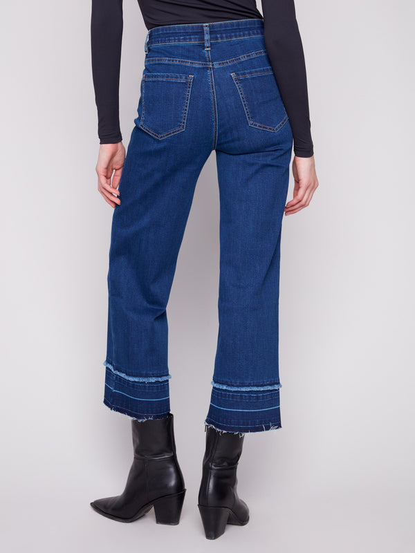 Designed with a regular rise, these indigo jeans provide a flattering fit for everyday wear by Charlie B.