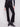 Elegant black ponte pants with faux back welt pockets and stylish button detailing by Charlie B.