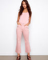 Stylish pants with a flared fit, offering a chic silhouette perfect for casual outings. Crafted in stretch twill by Charlie B.